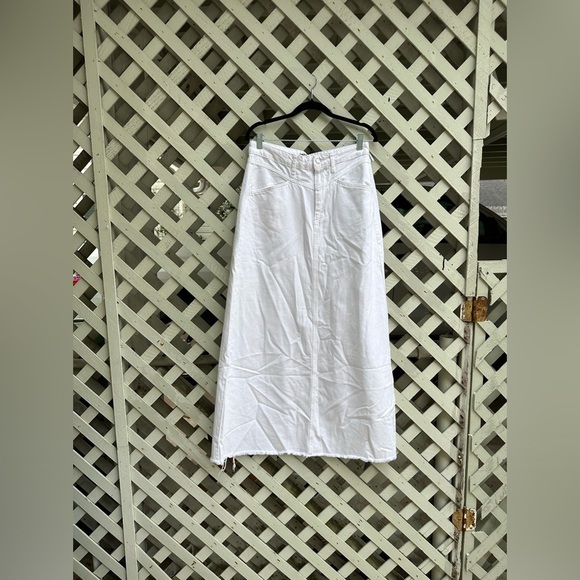 Free People Come As You Are Denim Maxi Skirt - Picture 4 of 6